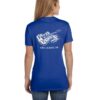 Ladies V-Neck – Front/Back New Logo – Blue - Image 3